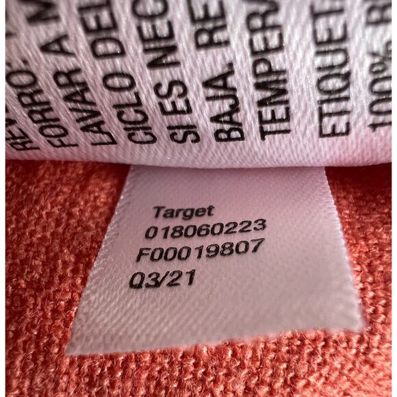 A New Day Women's Blazer Jacket Linen Blend Orange Button Closure Size XS - Picture 5 of 9